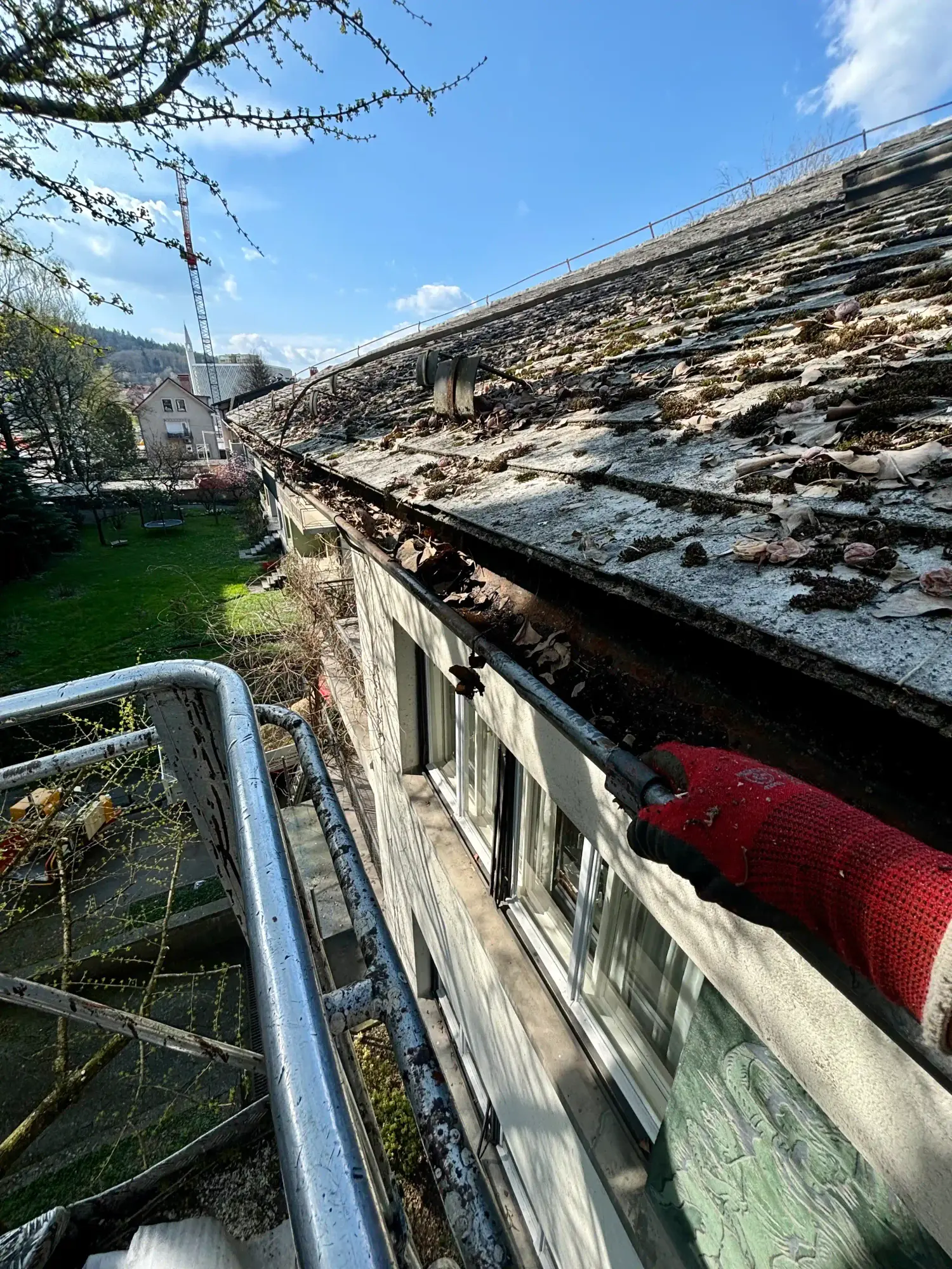 Čiščenje žlebov